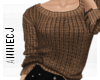 × Brown sweater