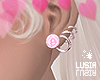 ♡ Roses earrings