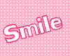 Smile Sticker In Pink