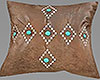 Western Leather Pillow