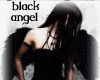 Black Angel on White