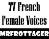 77 French Female Voices