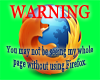 Firefox WARNING