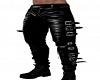 Leather Strap Pants-M