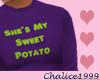 My Sweet Potato t-shirt