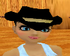 Black cowgirl hat