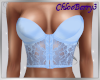 Grace Lace Corset Blue