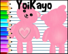 YK| Pink Teddy Bear
