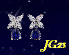 SapphireDropGlitzEarings