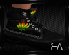 Weed Rasta Boots