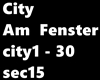 City Am Fenster