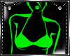 Pulse: Green Bikini Top