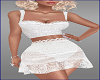 White Halter Lace Skirt