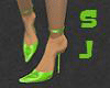 SJ Green Heels