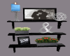 JMC~Black Wall Shelves