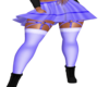 Blue Cora Skirt