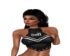 blk/wht doll cheer top