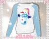 kids snowman sweater