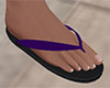 Purple Flip Flops 3 (M)