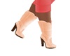 Cowgirl Boots Peach
