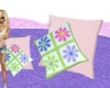 (W) Nursery pillows pink