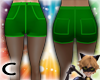 (C) Green W Stockings