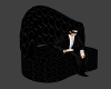 [LDK] Black Comfy Chair
