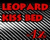 (AZ) Leopard KISS BED