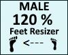 Feet Scaler 120%