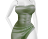 *QJ Satin Green Dress