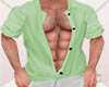 Open Green Shirt