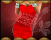 [E]HolidayIcedGown Red