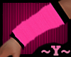 ~Y~Pink/Blk ArmWarmers