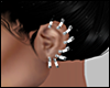 E* Hoop Earrings Silver