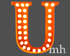 Orange Letter U