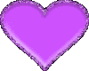 Purple sparkle heart