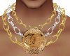 C C Gold Chain Necklace