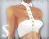 !S! White HalterNeck Top
