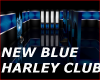 NEW BLUE HARLEY BIKE RM