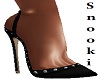 Black Leather Heel