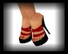 *C* Red and Black Heels