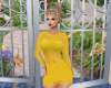 SR~ Yellow Lace Dress