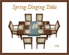 *C* Spring Dining Table