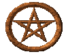 spinning pentagram wood
