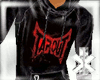 !KK RED TAPOUT HOODIE