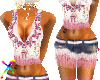 ! jeans pink lace fit