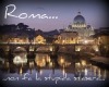 Quadro Roma di notte