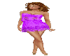 Purple Lace Summer Dress