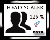 Scaler head 125 %