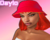 Vally Bucket Wig -Red